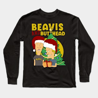 beavis christmas Long Sleeve T-Shirt